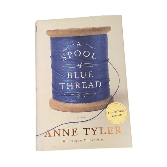A Spool of Thread Anne Tyler Signed First Edition Hardcover Book - Picture 2 of 12